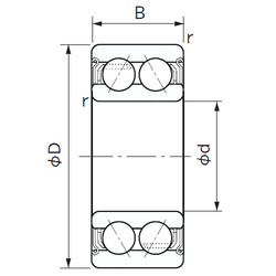 Rodamiento 5212ZZ NACHI