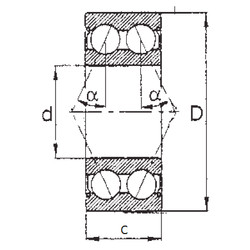 Rodamiento 5303ZZ FBJ