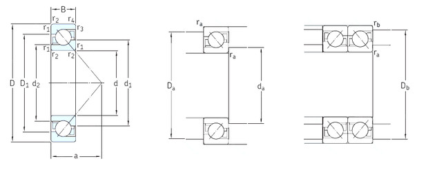 Rodamiento 7303BECBP SKF