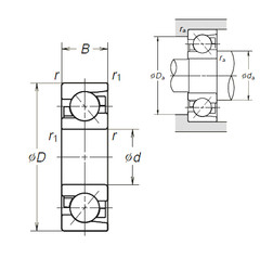 Rodamiento 7301BEA NSK