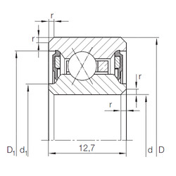 Rodamiento CSXU 055.2RS INA