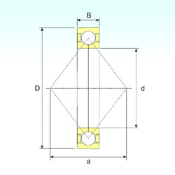 Rodamiento QJ 220 N2 M ISB