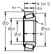 Rodamiento J15585/15520 AST