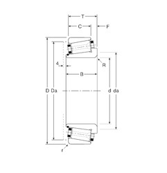 Rodamiento 126080X/126136X Gamet