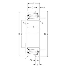 Rodamiento 105120/105165C Gamet