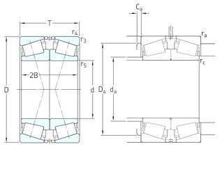 Rodamiento 32030X/DF SKF