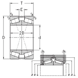 Rodamiento 31307-DF NKE