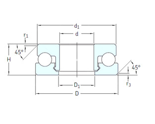 Rodamiento 51104V/HR22Q2 SKF