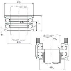 Rodamiento 54409U NACHI