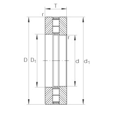 Rodamiento 89309-TV INA