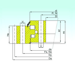 Rodamiento ER3.20.1400.400-1SPPN ISB