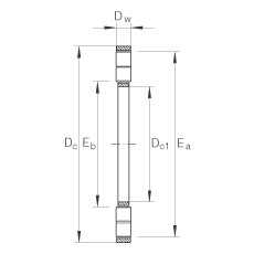 Rodamiento K89444-M INA