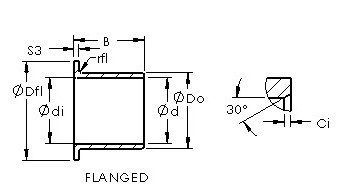 Rodamiento ASTEPBF 5055-40 AST