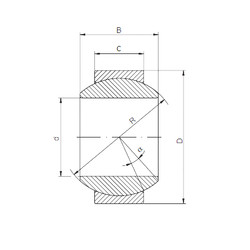 Rodamiento GE 008 HS ISO