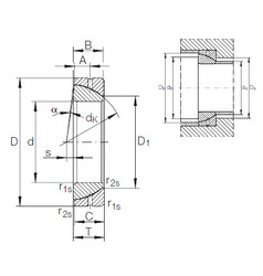 Rodamiento GE 130 SX INA