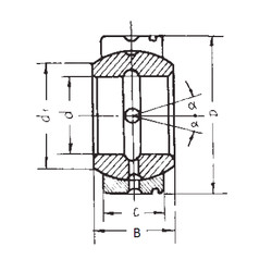 Rodamiento GE15XS/K FBJ