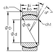 Rodamiento GEG10C AST