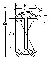 Rodamiento GEC600HCS AST