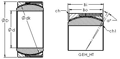 Rodamiento GEH110HT AST