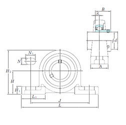 Rodamiento BLP205-14 KOYO