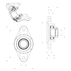 Rodamiento ESFLZ204 SNR