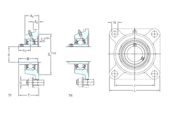 Rodamiento FY 1/2 TF SKF