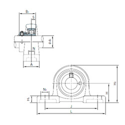 Rodamiento KHLLP204AJ NACHI