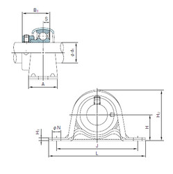 Rodamiento UCF309 NACHI