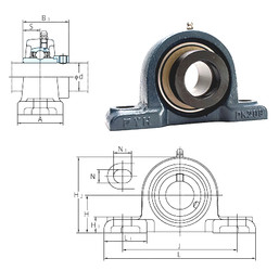 Rodamiento NAPK205 FYH