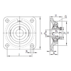 Rodamiento TCJ65-214 INA