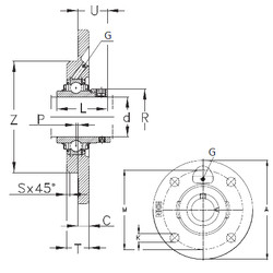 Rodamiento RMEY75 NKE