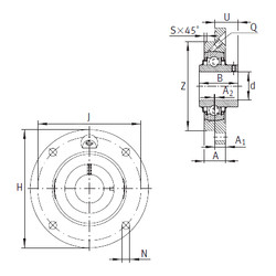 Rodamiento RMEY70 INA