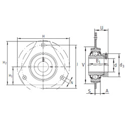 Rodamiento RRTR30 INA