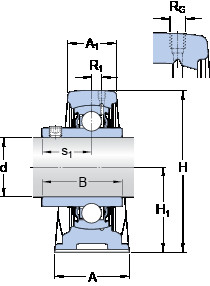 Rodamiento SY 1. TF/AH SKF