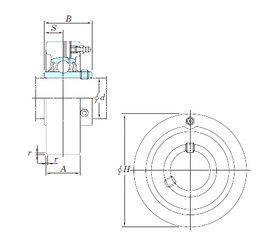 Rodamiento UCC208-25 KOYO