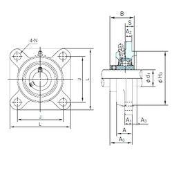 Rodamiento UCFS321 NACHI