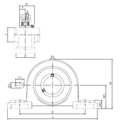 Rodamiento UCP310 ISO