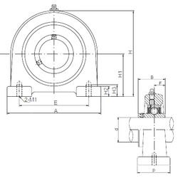 Rodamiento UCPA210 CX