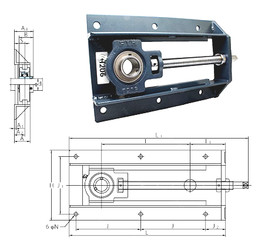 Rodamiento UCTH213-40-300 FYH