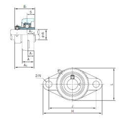 Rodamiento UGFL207 NACHI