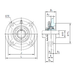 Rodamiento UKFCX15+H2315 NACHI