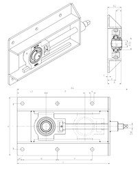 Rodamiento UKT209H+WB SNR