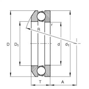 Rodamiento 53322-MP FAG