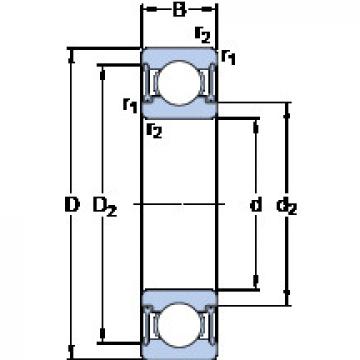 Rodamiento W 6002-2RZ SKF