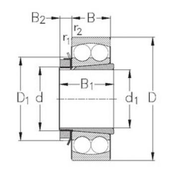 Rodamiento 2313-K+H2313 NKE