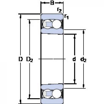 Rodamiento 2307 E-2RS1KTN9 SKF