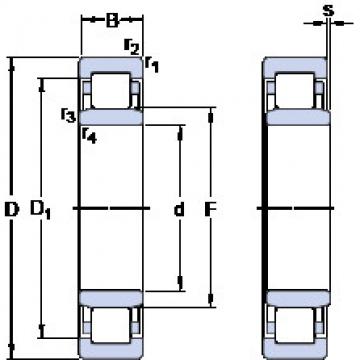 Rodamiento NU 212 ECM SKF