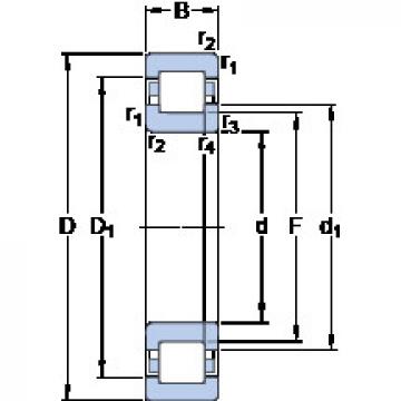 Rodamiento NUP 2216 ECP SKF