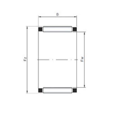 Rodamiento K14X19X13 ISO