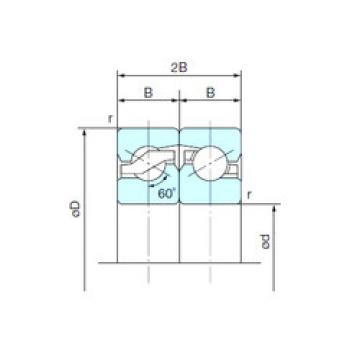 Rodamiento 35TAB07DF NACHI